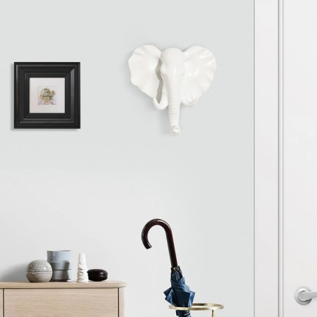 Nast-light decor "Elephant" 11 x 10.5 cm, white-1