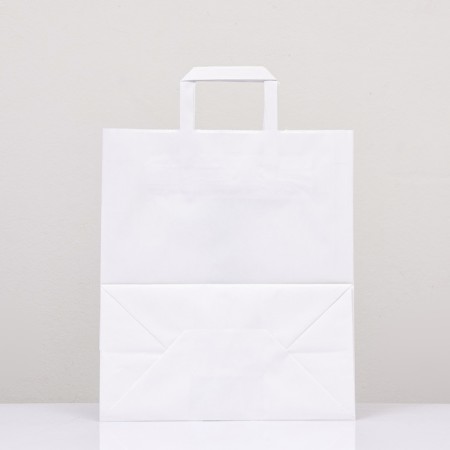 Crafts without printing, white, flat handle 28 x 15 x 32 cm-1