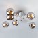Evita 6x40W E14 chandelier chrome