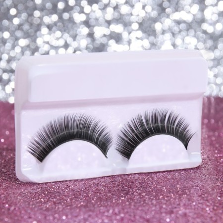 Eyelashes overhead "tenderness in the gaze", without glue, black color-1