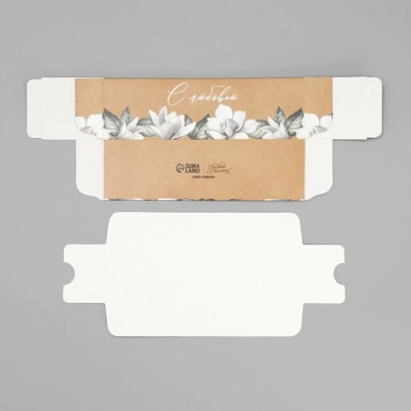 Box for Makarun, confectionery packaging "With love craft" 18 x 5.5 x 5.5 cm-7