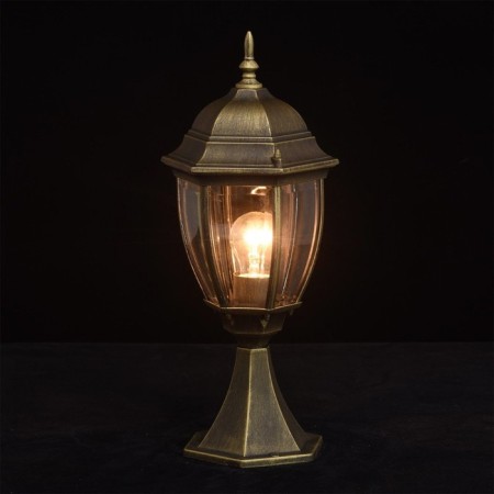 Fabur lamp, 95W E27, black color, gold, IP44-1