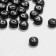 Acrylic bead "numbers" in a circle (mix), 7 × 4 mm, set 10 g, color black and white