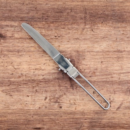 A set of folding devices "when it pecks", fork, spoon, knife-4