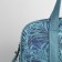 Road bag on a zipper, a lightning department, 3 outer pockets, a long belt, blue color
