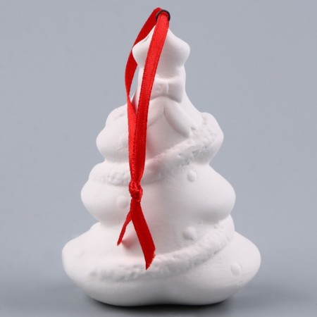 A set of Christmas tree decorations for coloring, 4 pcs. "Shine" with a suspension, brush-7