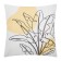 Pillowcase decorative Ethel "Leaves" 40x40 cm, 100% p/e