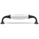 Stylish Ceramics 003, 128 mm bracket handle, black ceramic black