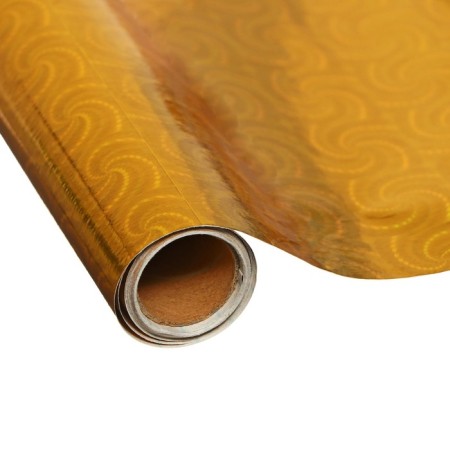 The film self -adhesive "harvest", holography, gold, 0.45 x 3 m, 3 μm,-2