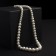 Pearl beads "Bride" ball No. 4,6,8, milk color, l = 45 cm