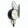 The clock is double-sided, on the suspension "spring", silent, dial D-17 cm, 30 x 48 cm