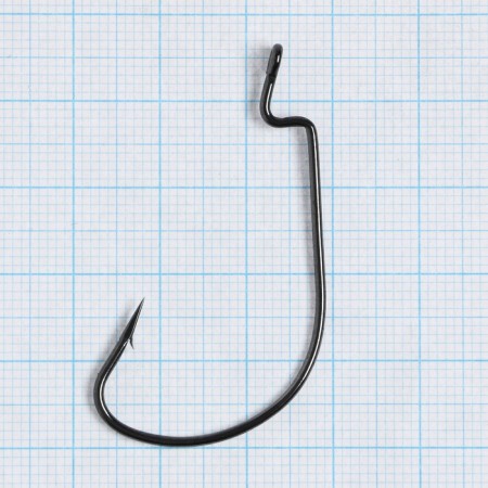 Offset hooks Cobra L-Worm, series 2312, NSB color, No. 04/0, 3 pcs.-1
