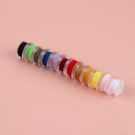 A set of rumps with threads, d = 19.5 mm, 12 pcs, color colorful-3