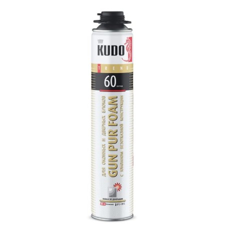 Professional foam Kudo Kuptw10S60 for windows and door blocks Trend60, 1 liter