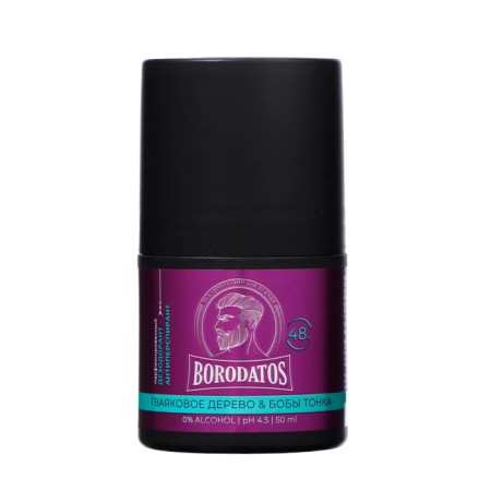 Deodorant antiperspirant perfumed Borodatos Gweed wood and Bobs Tonka, 50 ml