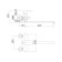 Fashun A52219 bath mixer, single -leaf, pour 325 mm, with shower, satin