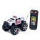 Police jeep, at remote control, works from batteries, mix