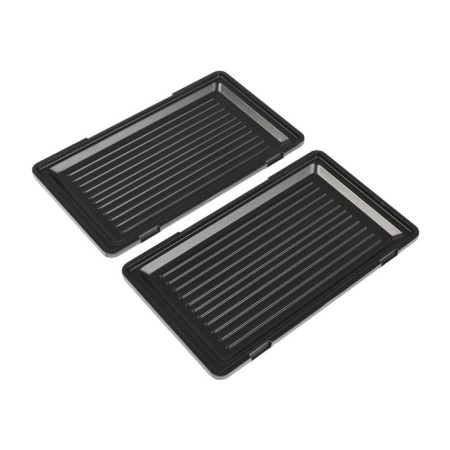 Multigril Sakura SA-7424, 750 W, 3 interchangeable panels, anti-stick coating, gray-black-3