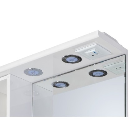 Mirror with a cabinet "ONDA", left-2