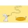 Note for 8l A5 "Bunny" horizontal, paper clip