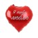 Foil ball 18 "I love you", heart