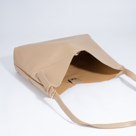 Magnet bag bag, lightning cosmetic bag, beige color-6