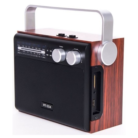 Radio receiver portable signal BZRP RP-334 Dark Dark USB SD/Microsd