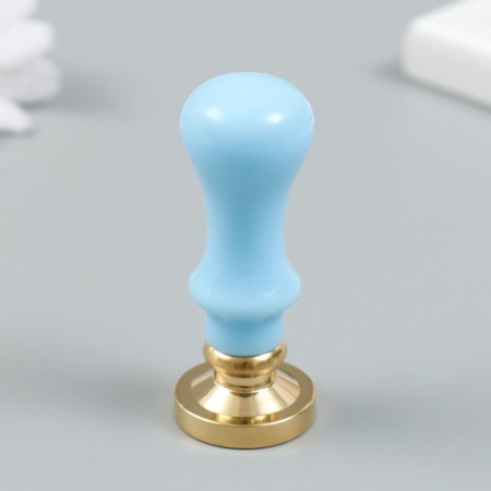 Printing for wax with a plastic handle "Cup of Coffee" 2.5x2.5 cm-2