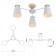 ADNA 9112-303 3HE27 40W chandelier