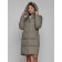 Coat insulated winter female, size 42, khaki color