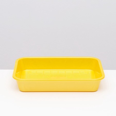 Medium pearl toilet with a mesh of 36 x 26 x 6.5 cm yellow-2
