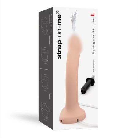 The phallimitator Strap-on-ume Dildo Semi-Realistic with ejaculation function, vanilla l, 18.2 cm-5