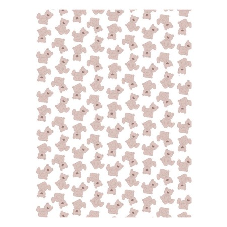 ULTRASOFT plaid, size 150 × 200 cm, beige bear print