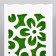 Nightlight "Flowers" LED from batteries 3haa usb green 10x10x23cm Risalux