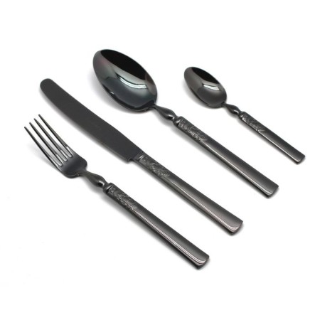 Set of cutlery 24 items, Black