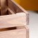 Kashpo wooden 26x16x10 cm natural aged oak