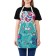 Apron kitchen with a "Happy cat" photo print, adjustable, size OS