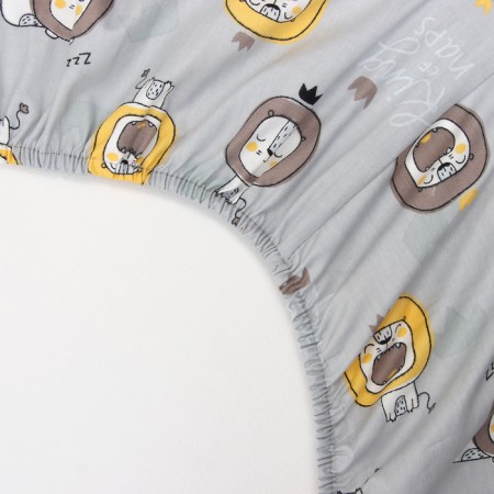 Lovelife bedding set “Leo” 112*143 cm, 60*120+20 cm, 40*60 cm, satin, 100% cotton-3