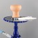 Hookah "Jackson" 37 cm, blue