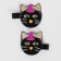 Carnival clamp "Black cat" set 2 pieces