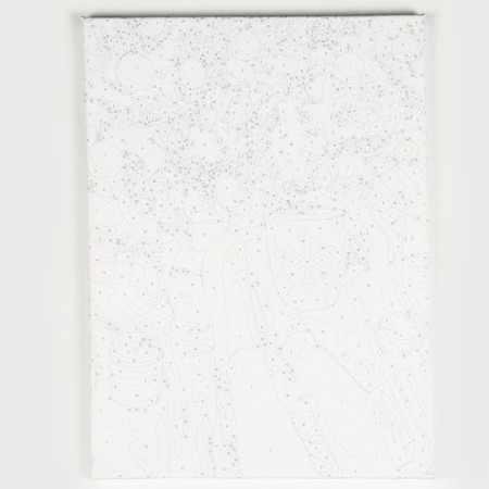 New Year's picture on numbers on a canvas with a subframe and a new year! Everything will come true ", 30 x 40 cm-1