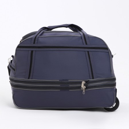 Road bag on wheels, a lightning department, with an increase, an outer pocket, the color is gray-1