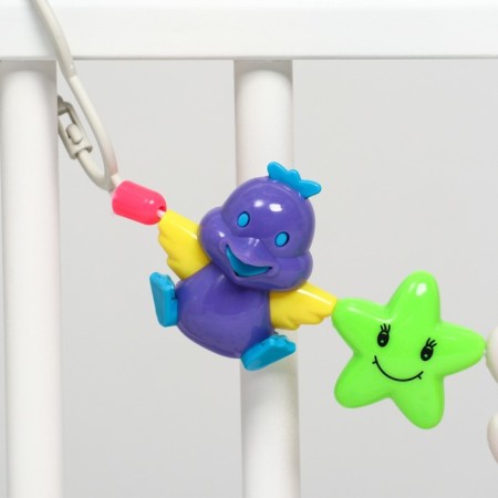 Stretching to a stroller/crib “chicken, bunny, monkey”, 3 toys, mix color, crush me-8