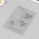 Stamp for creativity Silicon "Bank and Gratitude" 11x16cm