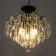 Chandelier "Dalila" 5he14 40W Black gold 40x40x39cm Bayerlux