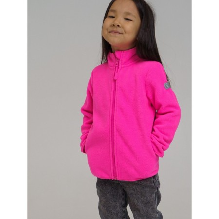 Fleet from a lightning fleece for a girl, height 104 cm, color fuchsia-5
