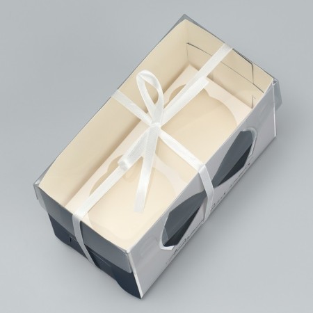 Capley box, confectionery packaging, 2 cells “Gift for you”, 16 x 8 x 10 cm-2