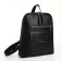City backpack on a zipper, black color