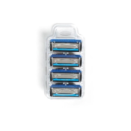 Replaceable Toptech Razor 5 Toptech 5, compatible with Gillette Fusion 5, 4 pcs. With 5 blades-4