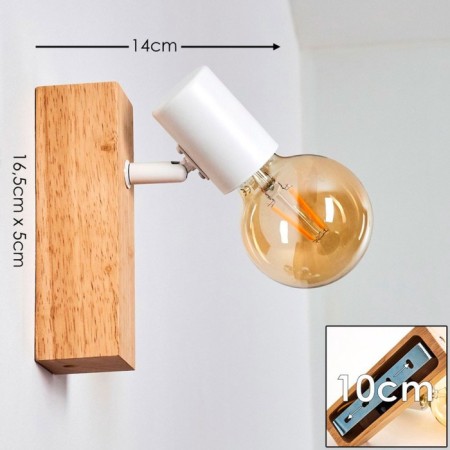 Townshend 10W lamp E27 Brown, white-3